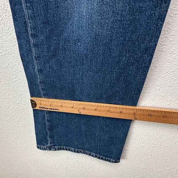 GAP 90s Loose High Rise Jeans Blue Women’s Size 31 Straight Leg - Picture 14 of 14